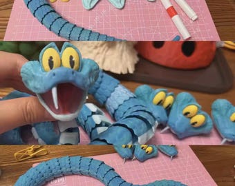 Zootopia Gary De'Snake Mode 3D Printed Files(3MF and STL)