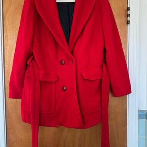 RZR Weatherwise Vintage Wool Pea Coat Jacket Vintage Size 9/10