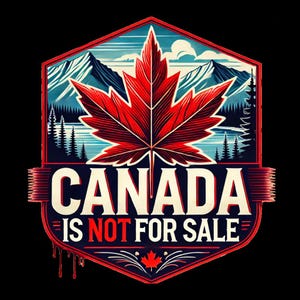 Canada is NIET te koop, png PNGEgg | Digitale download | Sublimatieontwerp Canadees patriot