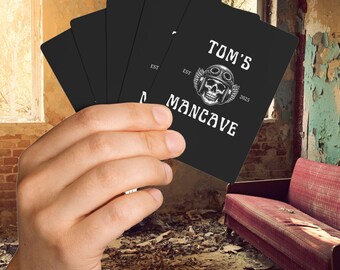 Naipes personalizados: Baraja de póker personalizada, regalo para padrinos de boda