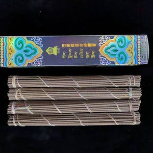 Handmade Tibetan incense/ 148 sticks, Meditation Incense, Herbal incense, Buddhist incense
