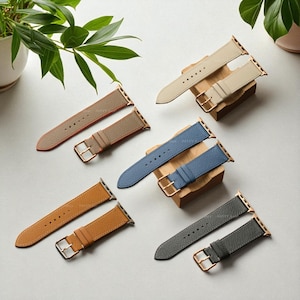 Custom Leather Apple Watch Band 42mm 44mm 45mm 49mm, Man Apple Watch Strap 38mm 40mm 41mm, Handmade Leather iWatch Band, Gift for Him, Woman