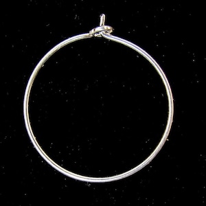Hoops . Choose Size .  Gold.  Sterling Silver. Argentium Sterling. Titanium. Niobium . Rose Gold CecileStewartJewelry  NO.00E64