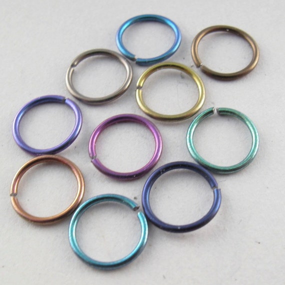 NIOBIUM NOSE RING / septum /  cartilage / ear /  ring  /brow ring /  piercing / hypoallergenic / niobium hoop