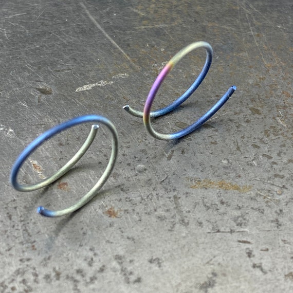 Titanium hoop earrings for cartilage deals