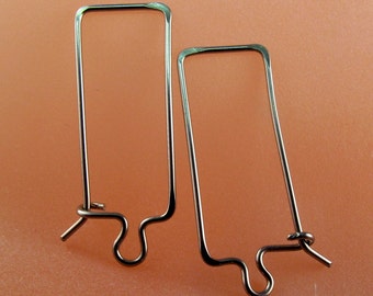 Hypoallergenic Interchangeable  Niobium  Earrings  . Sleeper Kidney Earwire . Nickel Free Jewelry No.00E170