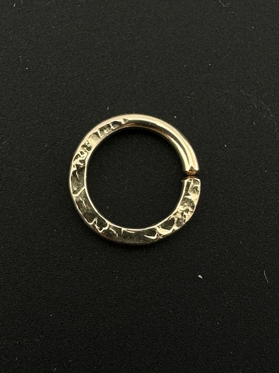 16g SEPTUM RING . Septum Jewelry. Septum Piercing. Sterling Silver Septum Ring. Niobium Nose Ring. Gold Tribal Septum. Nose Piercing