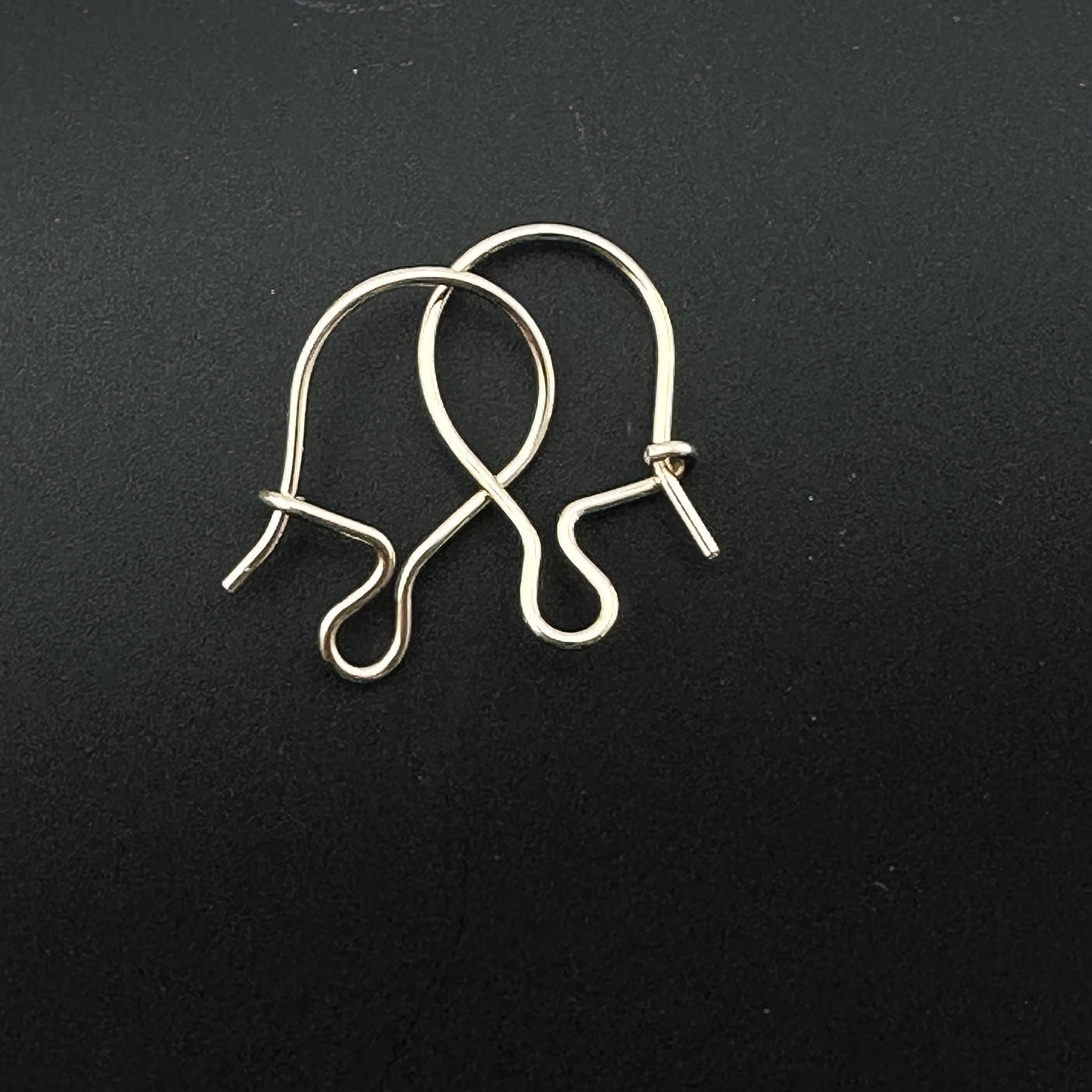 STERLING SILVER LOCKING Hook Earrings Small Sleeper Kidney Ear Wire .  Interchangeable Earwires . Nickel Free No.00e171 