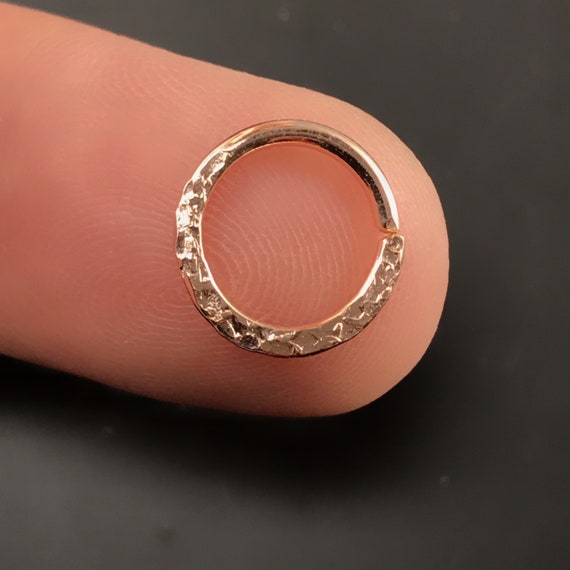 16g SEPTUM RING . Septum Jewelry. Septum Piercing. Sterling Silver Septum Ring. Niobium Nose Ring. Gold Tribal Septum. Nose Piercing