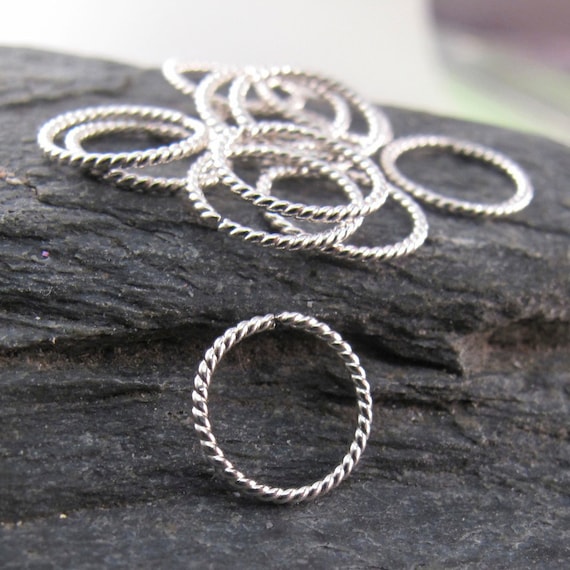 10mm HELIX cartilage ring 925 sterling silver hoop. earring. piercing. septum. brow. endless. catchless. small sleeper 20g wire No.00E278