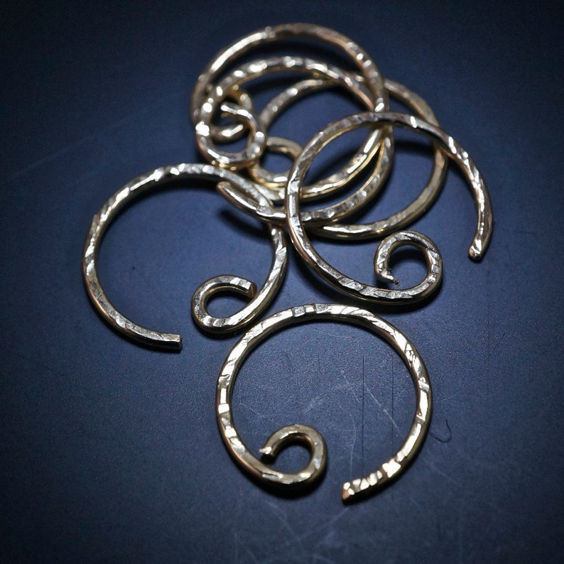 child half inch hoops Single Tiny HOOP hypoallergenic nickel free Cecile Stewart Jewelry cartilage hoop nose ring conch earring