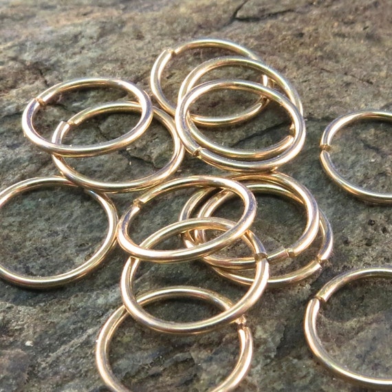 Cartilage Ring - Gold Nose Ring 20g - Nose Hoop - Septum Hoop - Cartilage Hoop - Helix - Conch -  Sterling Silver - Niobium No.00E278