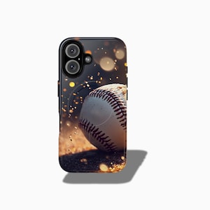 Baseball robuste magnetische Handyhülle, iPhone 16, iPhone 15, iPhone 14, Robuste Schutzhülle für Sportliebhaber