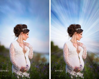 Light Ray Overlay for Photoshop  Lighting Effect