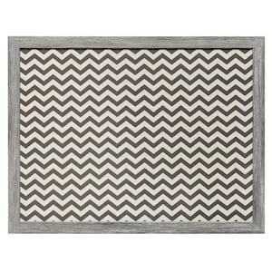 Magnetic and Dry Erase Memo Board - Framed Memo Board - Office Organization - Wall Decor - Chz Size and Frame - ZigZag Design - incl mags
