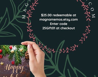 MagnaMemos Gift Card 25 dollars