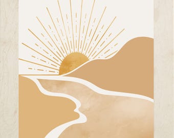 Tablero magnético de notas Sunrise Design: pizarra de borrado en seco con marco