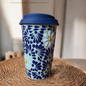 TERMO TALAVERA Tradicional / Azul cobalto Margaritas