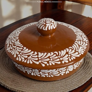 TALAVERA TORTILLA PAN Alma de barro Collection / White