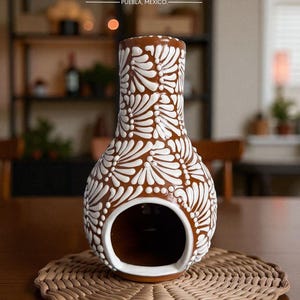 Talavera Fireplace Alma de barro Collection / White