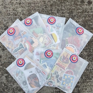 Mystery Bag- 35 pcs Stickers, Paper Scraps & More – Junk Journal Grab Bag