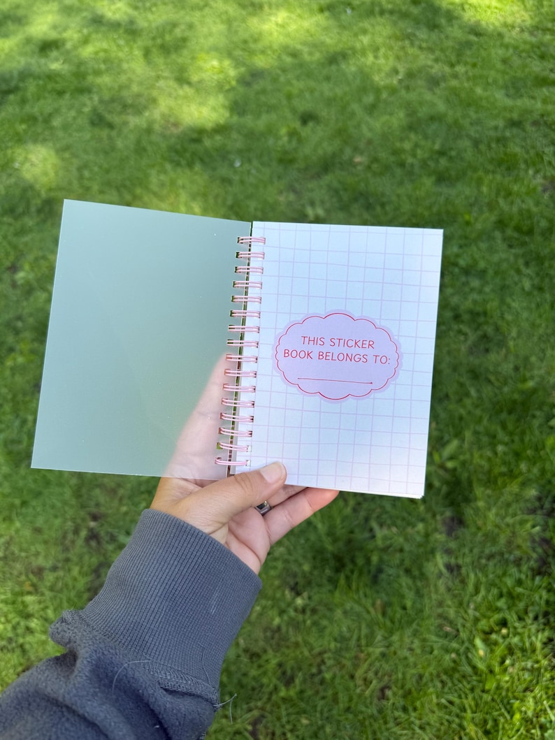 Reusable Sticker Book | Mini Sticker Collecting Album | Pocket Sticker ...