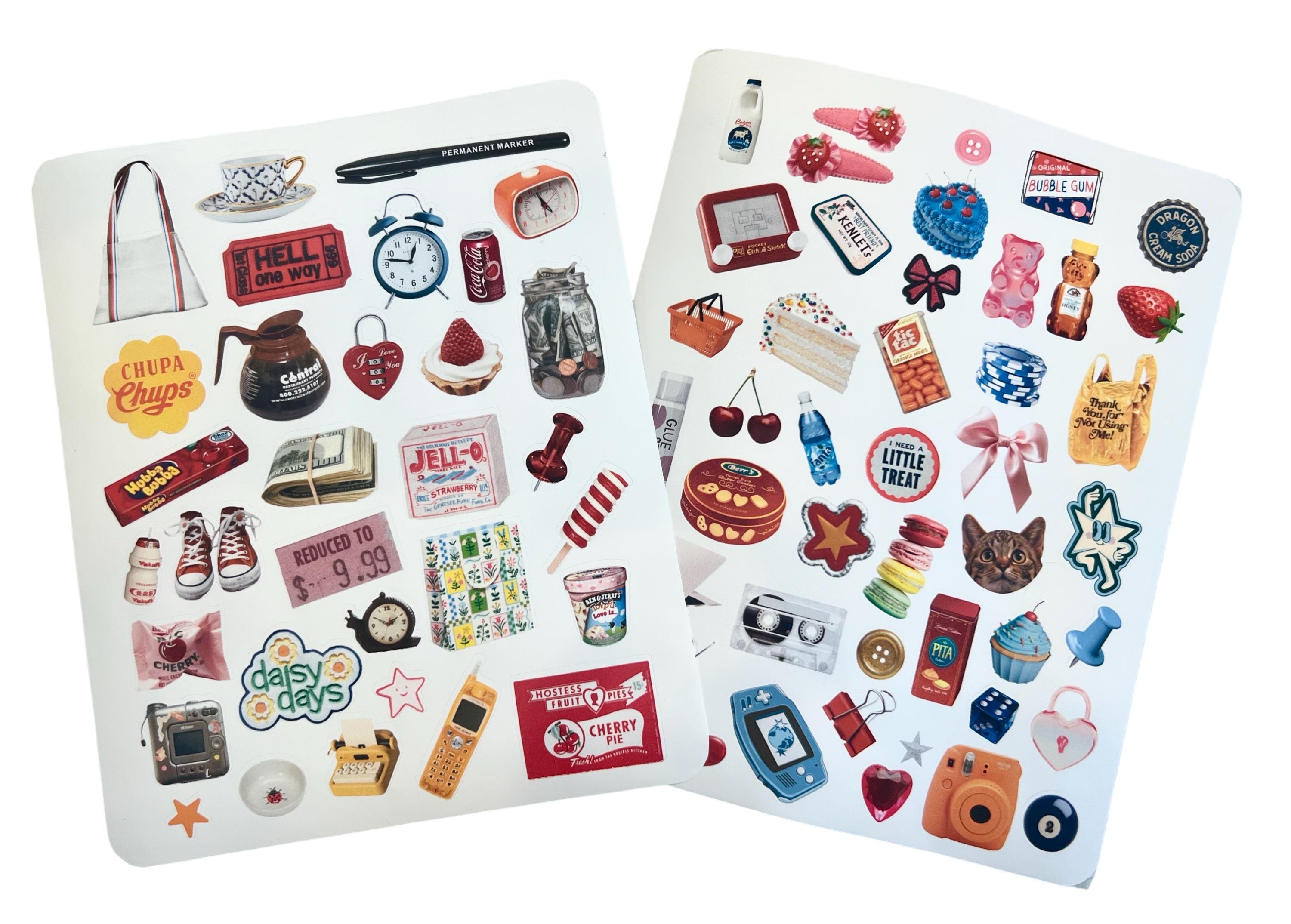 Vintage inspired- Aesthetic Stickers for Journaling & Crafts - Vol. 1 n 2 6x8
