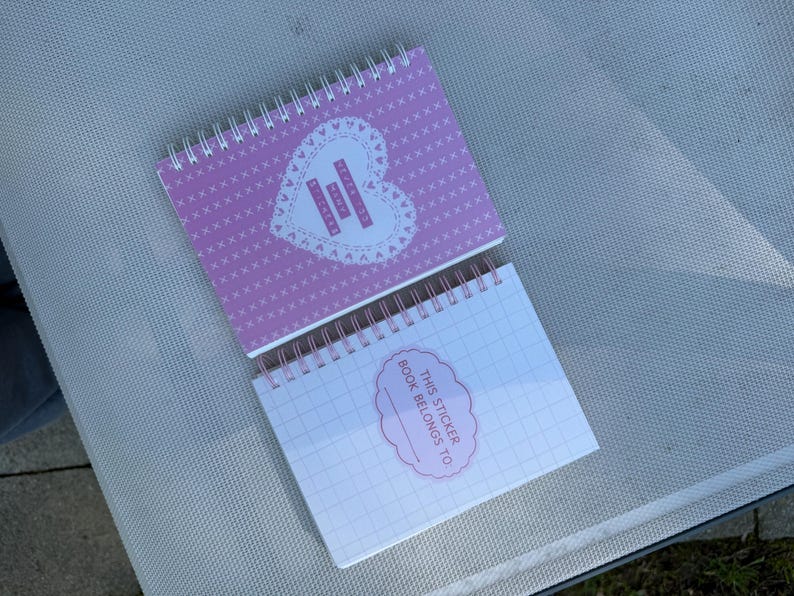 Reusable Sticker Book | Mini Sticker Collecting Album | Pocket Sticker ...