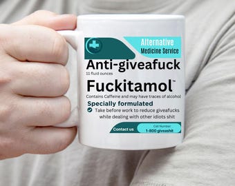 Funny Anti-Giveafuck Mug, Sarcastic Coffee Mug, Gift for Colleague