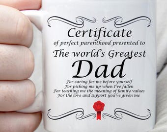 Worlds Greatest Dad mug the perfect gift for a Special Dad, show Dad how much he means to you, perfect for office, work or home, Fathers day