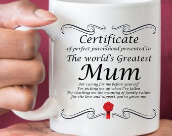 Worlds Greatest Mum, a Special gift for Mum on her Birthday, Mothers Day, Christmas. Show your appreciation with this beautiful coffee mug.