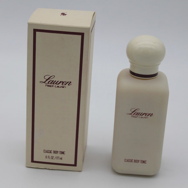 Vintage Lauren Ralph Lauren Classic Body Tonic 8 Oz Rare Hard to Find