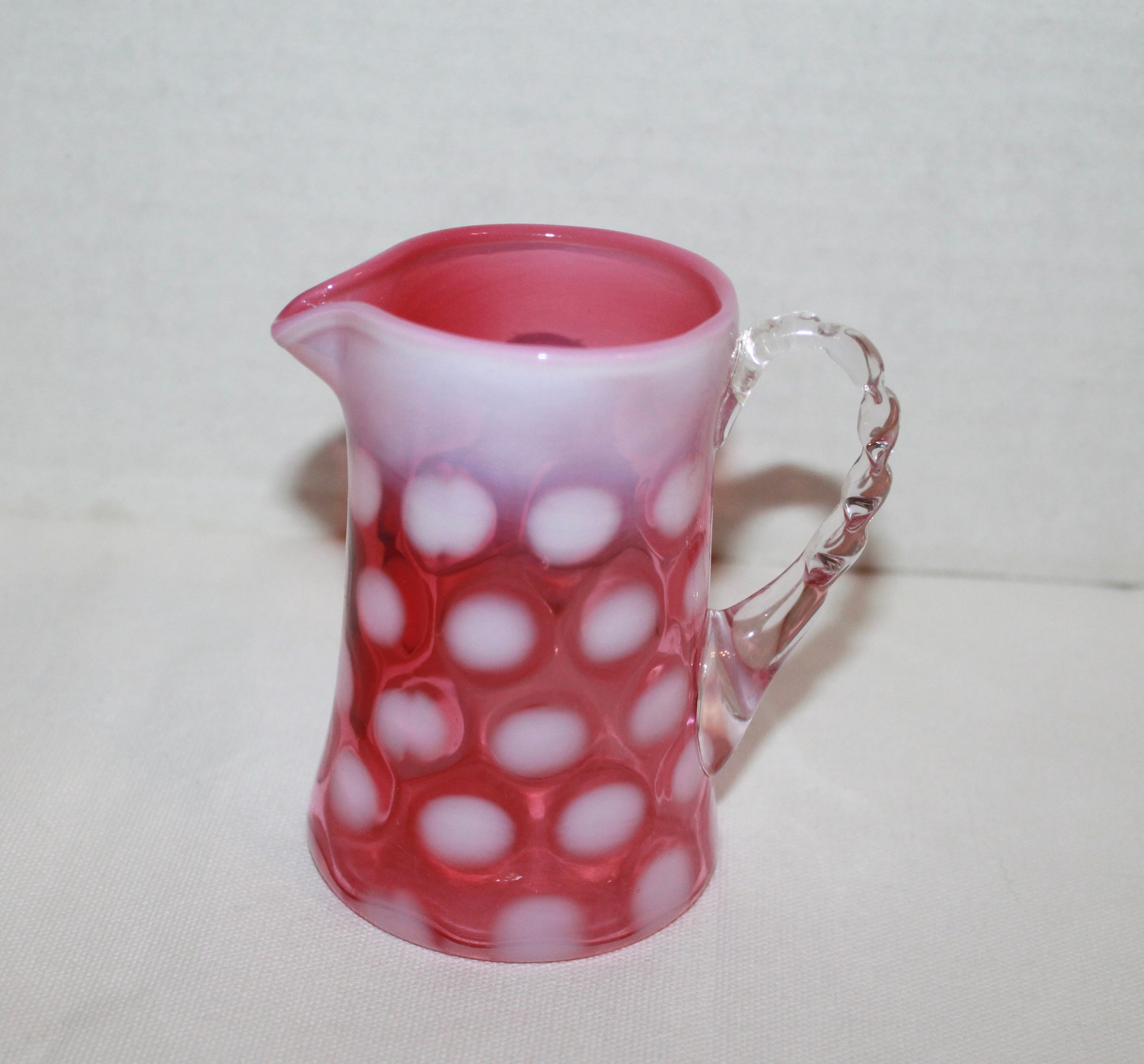 Pink Metal Pitcher – Now and Then of Rockmart, Inc