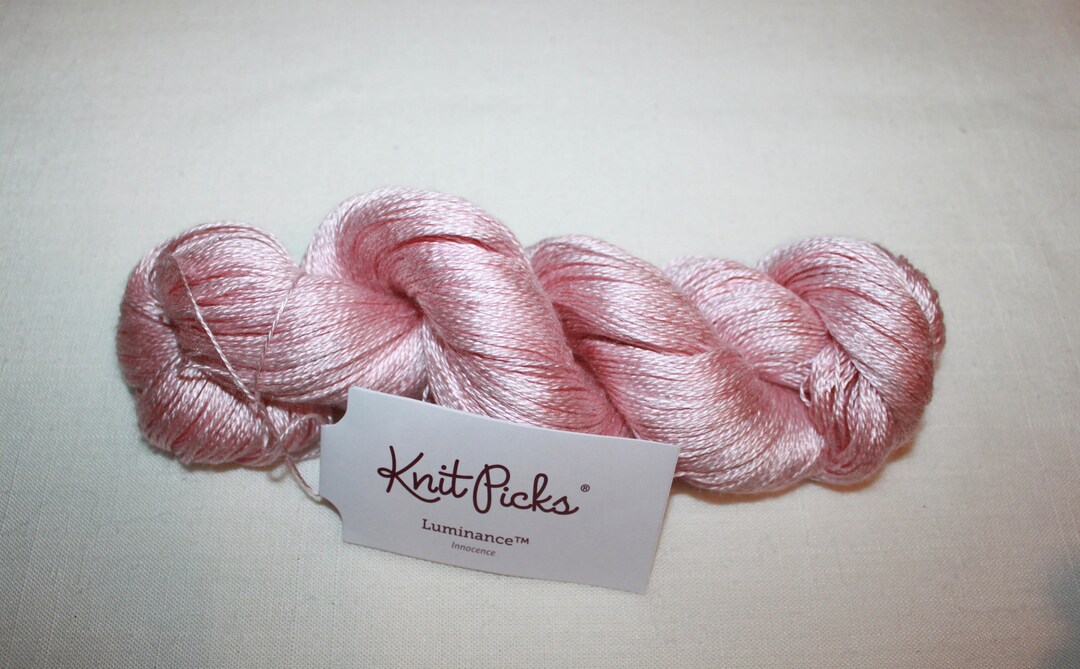 Skein Hank Knit Picks 100 Percent Silk Yarn Lace Weight Pink Etsy