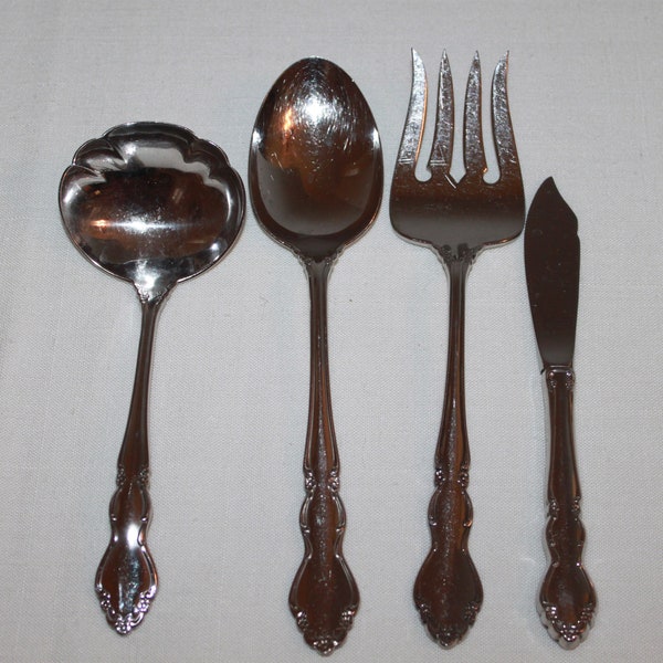 Oneida Dover Cube Flatware Etsy