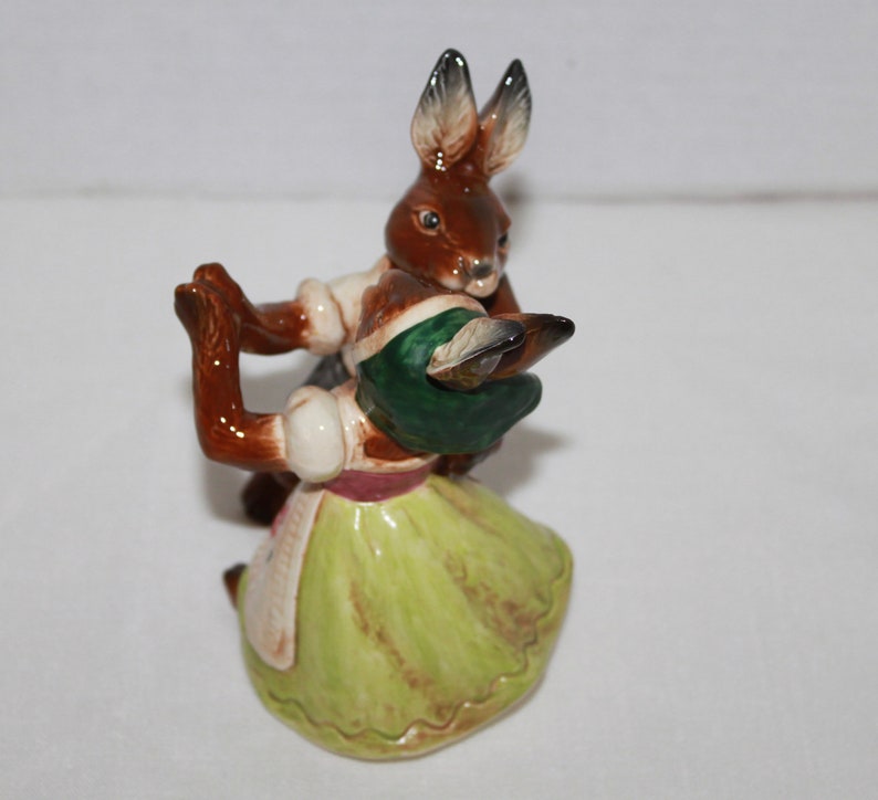 Vintage Goebel Bavarian Dancing Rabbits Bunny Bunnies Couple Etsy