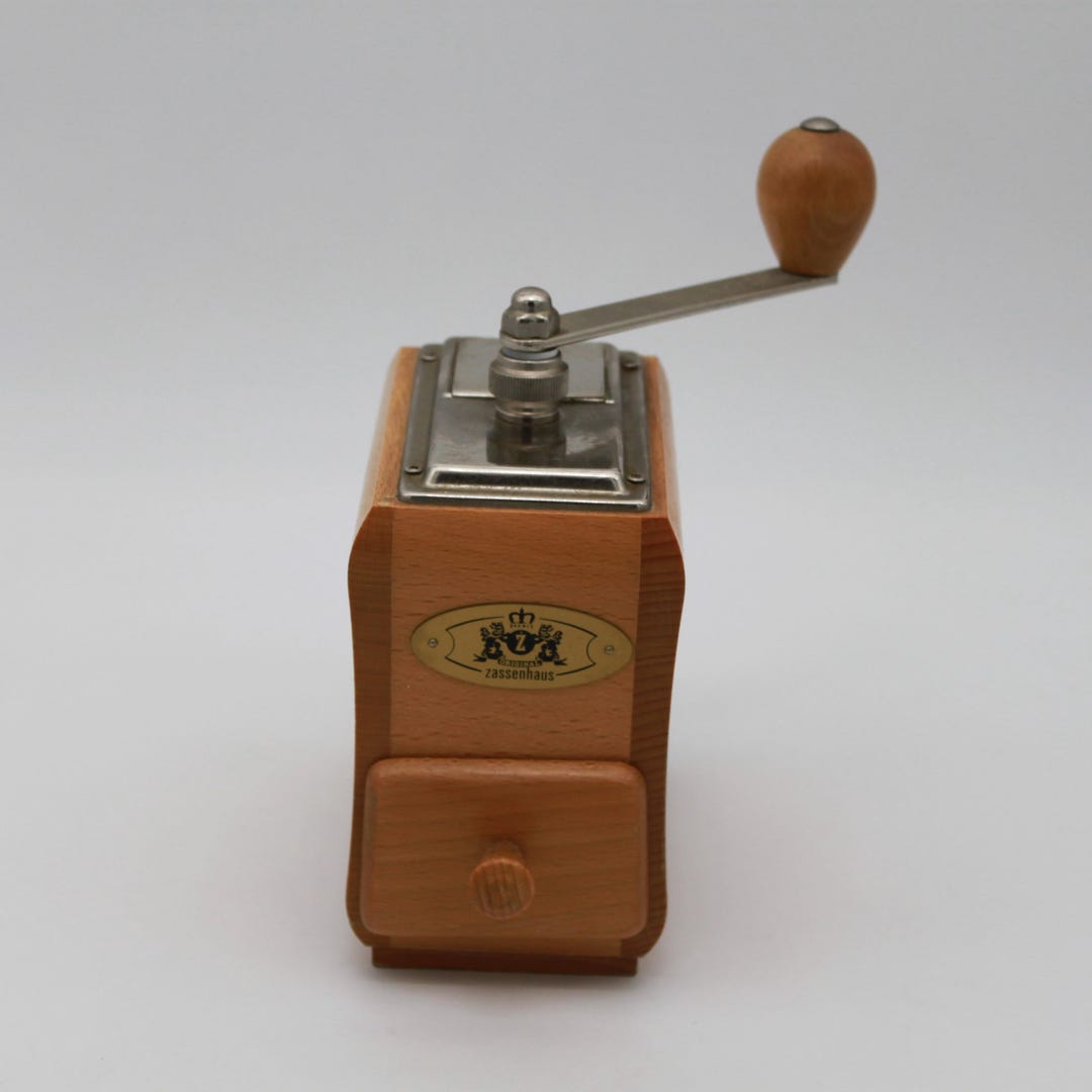 Vintage Original Zassenhaus Wood Crank Coffee Grinder Mill Western ...