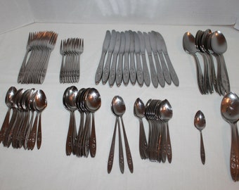 Wm A Rogers Deluxe Stainless Oneida, Ltd Mansfield Amadeus replacement flatware matching service