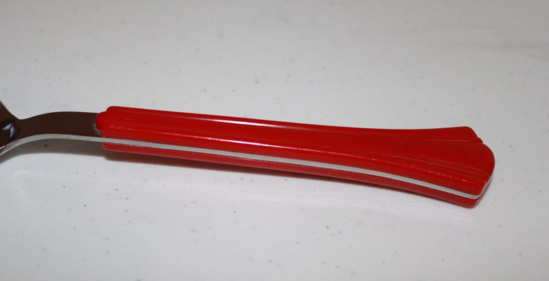 20 Pieces Northland Oneida Red Luminaire Flatware Flare Handle Service 4 Japan
