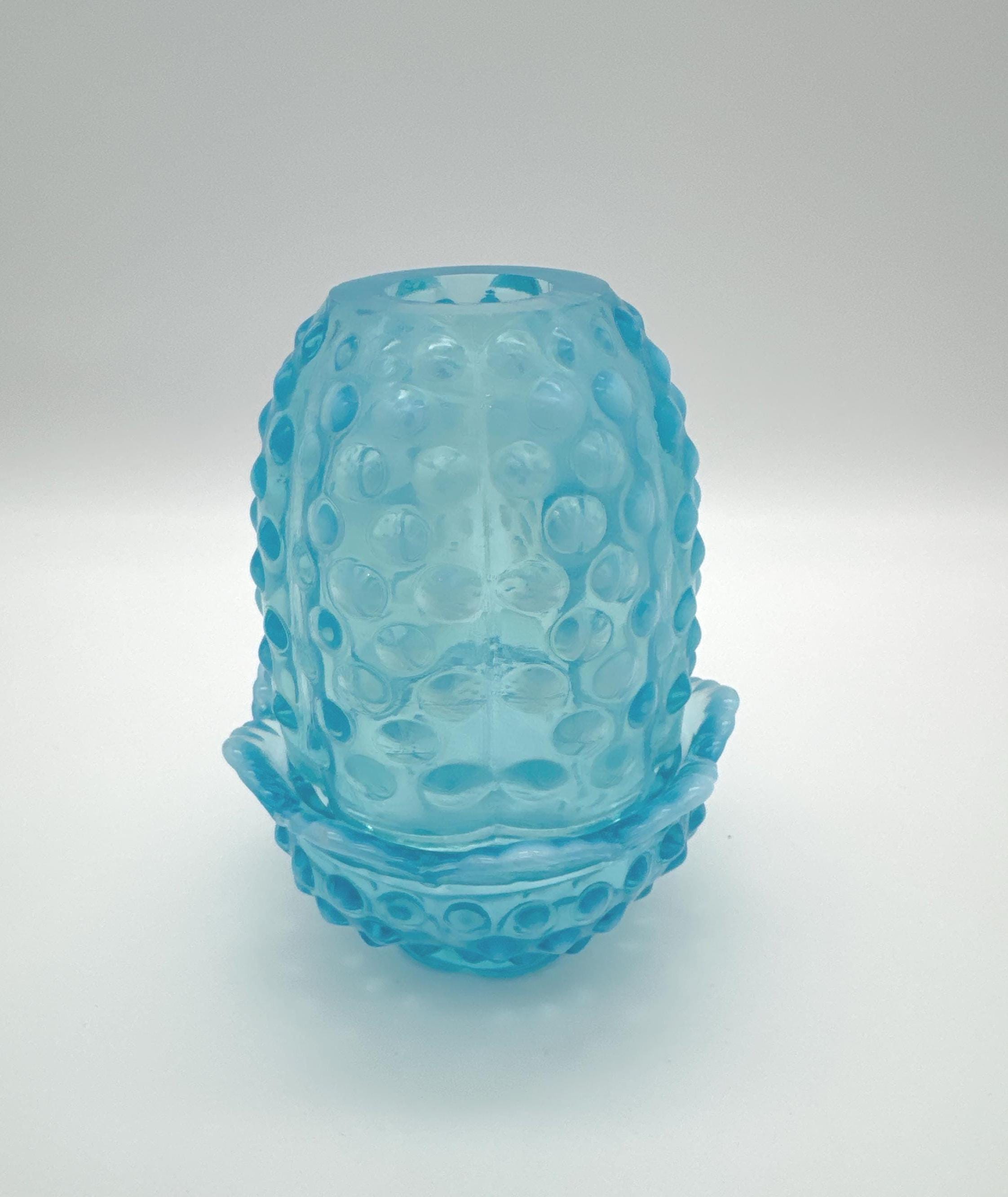 Fenton Blue Hobnail - Etsy