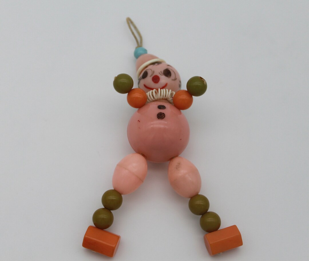 Bakelite Rattles Vintage Bakelite Plastic Baby Toy Rattle Clown - Etsy