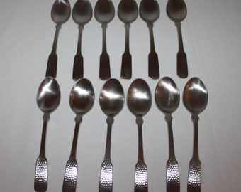 12 Towle Hammersmith Stainless Oval Place Soup