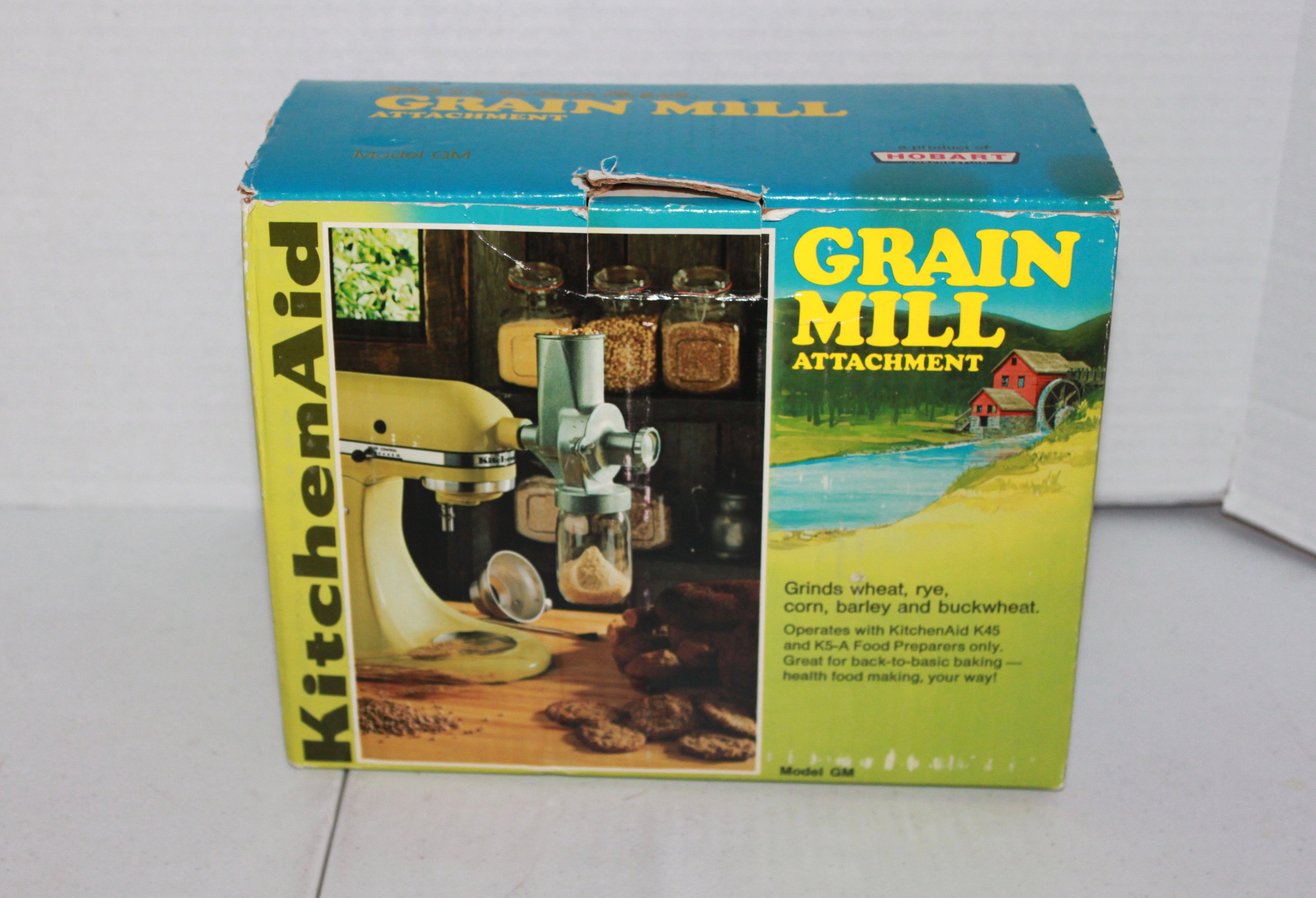 Vintage KitchenAid All Metal Grain Mill Attachment WH535