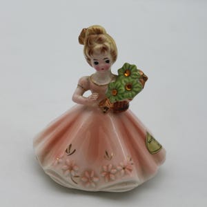 Vintage Josef Originals November Topaz  Girl Figurine