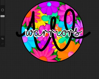 Warrior Floral PNG