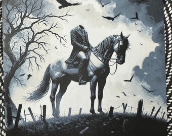 3D Headless Horseman Print