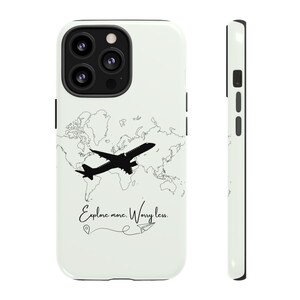 Reise Handyhülle, Geschenk für Reisende, Flugzeug Liebhaber, Benutzerdefinierte Handyhülle, Einzigartiges Reise-Accessoire, Iphone Hülle, Entdecken Sie mehr