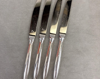 Christofle 'Orleans' French Silver-Plated Flatware Set of 4 Dinner Knives Knife