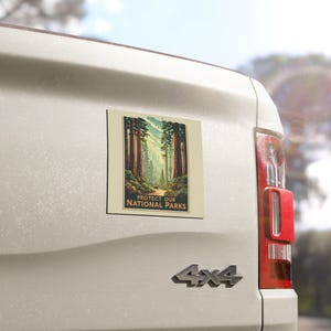 自然愛好家のための車用マグネット - 国立公園の保護、環境に優しい装飾、アウトドア好きの友人へのギフト、旅行用アクセサリー、冒険用装飾