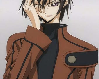 Lelouch Lamperouge Anime Code Geass Leather Jacket Halloween Costume
